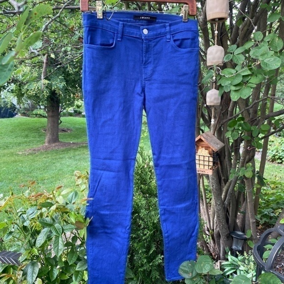 J Brand Cobalt Blue Skinny Jeans - Picture 5 of 12